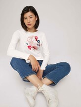 Print Langarmshirt mit Bio-Baumwolle - Frauen - Whisper White Print Langarmshirt mit Bio-Baumwolle - Frauen - Whisper White - 5 - TOM TAILOR