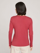 Print Langarmshirt mit Bio-Baumwolle - Frauen - Frozen Berry Sorbet Print Langarmshirt mit Bio-Baumwolle - Frauen - Frozen Berry Sorbet - 2 - TOM TAILOR