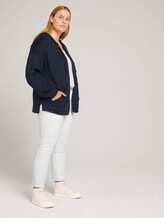 Curvy - basic sweatjack - Vrouwen - Sky Captain Blue Curvy - basic sweatjack - Vrouwen - Sky Captain Blue - 3 - My True Me