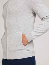Strickjacke mit TENCEL™ Lyocell - Männer - Light Soft Grey Melange Strickjacke mit TENCEL™ Lyocell - Männer - Light Soft Grey Melange - 9 - TOM TAILOR