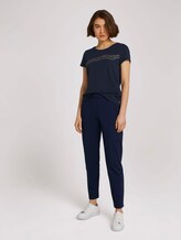 T-shirt van biologisch katoen met print - Vrouwen - Sky Captain Blue T-shirt van biologisch katoen met print - Vrouwen - Sky Captain Blue - 3 - TOM TAILOR Denim
