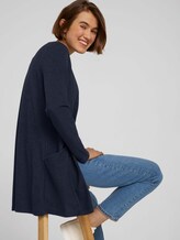 vest met sjaalkraag - Vrouwen - Sky Captain Blue vest met sjaalkraag - Vrouwen - Sky Captain Blue - 5 - TOM TAILOR Denim