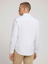 basic popeline overhemd - Mannen - White basic popeline overhemd - Mannen - White - 2 - TOM TAILOR