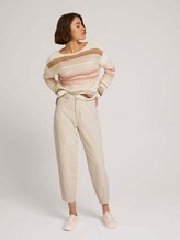 striped sweater - Women - camel rose colourflow striped sweater - Women - camel rose colourflow - 3 - TOM TAILOR Denim