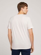Photo print t-shirt with organic cotton - Men - Off White Photo print t-shirt with organic cotton - Men - Off White - 2 - TOM TAILOR