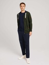 Hoodie in Melange-Optik - Männer - Oak Leaf Green Hoodie in Melange-Optik - Männer - Oak Leaf Green - 3 - TOM TAILOR