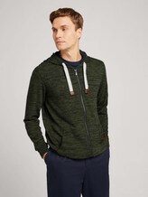 Hoodie in Melange-Optik - Männer - Oak Leaf Green Hoodie in Melange-Optik - Männer - Oak Leaf Green - 5 - TOM TAILOR