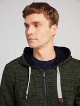 Hoodie in Melange-Optik - Männer - Oak Leaf Green Hoodie in Melange-Optik - Männer - Oak Leaf Green - 9 - TOM TAILOR