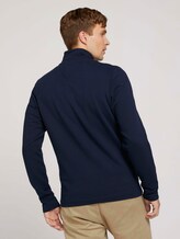 basic sweatvest met opstaande kraag - Mannen - Sky Captain Blue basic sweatvest met opstaande kraag - Mannen - Sky Captain Blue - 2 - TOM TAILOR