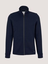 basic sweatvest met opstaande kraag - Mannen - Sky Captain Blue basic sweatvest met opstaande kraag - Mannen - Sky Captain Blue - 7 - TOM TAILOR