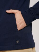 basic sweatvest met opstaande kraag - Mannen - Sky Captain Blue basic sweatvest met opstaande kraag - Mannen - Sky Captain Blue - 9 - TOM TAILOR