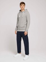 hoodie met kangoeroezak - Mannen - Middle Grey Melange hoodie met kangoeroezak - Mannen - Middle Grey Melange - 3 - TOM TAILOR