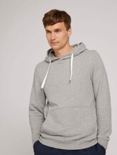 hoodie met kangoeroezak - Mannen - Middle Grey Melange hoodie met kangoeroezak - Mannen - Middle Grey Melange - 5 - TOM TAILOR