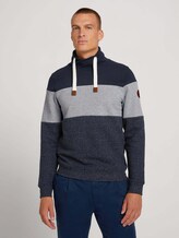 Trui met fijne strepen - Mannen - Middle Grey Melange Trui met fijne strepen - Mannen - Middle Grey Melange - 1 - TOM TAILOR