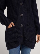Long cardigan with pockets - Women - Sky Captain Blue Long cardigan with pockets - Women - Sky Captain Blue - 10 - TOM TAILOR