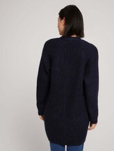 Long cardigan with pockets - Women - Sky Captain Blue Long cardigan with pockets - Women - Sky Captain Blue - 2 - TOM TAILOR