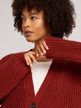 Lang vest met zakken - Vrouwen - dark maroon red Lang vest met zakken - Vrouwen - dark maroon red - 9 - TOM TAILOR