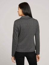 Karierter Slim Fit Blazer - Frauen - grey glencheck Karierter Slim Fit Blazer - Frauen - grey glencheck - 2 - TOM TAILOR