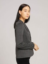 Karierter Slim Fit Blazer - Frauen - grey glencheck Karierter Slim Fit Blazer - Frauen - grey glencheck - 5 - TOM TAILOR