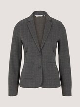 Karierter Slim Fit Blazer - Frauen - grey glencheck Karierter Slim Fit Blazer - Frauen - grey glencheck - 7 - TOM TAILOR