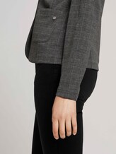 Karierter Slim Fit Blazer - Frauen - grey glencheck Karierter Slim Fit Blazer - Frauen - grey glencheck - 9 - TOM TAILOR