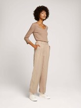 Basic-shirt 3/4 mouw met TENCEL™ Modal - Vrouwen - french clay beige Basic-shirt 3/4 mouw met TENCEL™ Modal - Vrouwen - french clay beige - 3 - TOM TAILOR