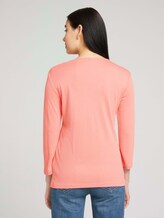 Basic 3/4 Arm Shirt mit TENCEL™ Modal - Frauen - dusty-pastel-pink Basic 3/4 Arm Shirt mit TENCEL™ Modal - Frauen - dusty-pastel-pink - 2 - TOM TAILOR