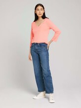Basic 3/4 Arm Shirt mit TENCEL™ Modal - Frauen - dusty-pastel-pink Basic 3/4 Arm Shirt mit TENCEL™ Modal - Frauen - dusty-pastel-pink - 3 - TOM TAILOR