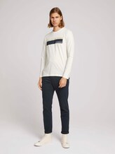 Langarmshirt mit Print - Männer - Soft Light Beige Langarmshirt mit Print - Männer - Soft Light Beige - 3 - TOM TAILOR Denim
