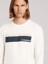 Langarmshirt mit Print - Männer - Soft Light Beige Langarmshirt mit Print - Männer - Soft Light Beige - 9 - TOM TAILOR Denim