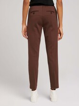 Mia Slim-broek met plooien - Vrouwen - earth brown Mia Slim-broek met plooien - Vrouwen - earth brown - 2 - TOM TAILOR