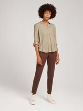 Mia Slim-broek met plooien - Vrouwen - earth brown Mia Slim-broek met plooien - Vrouwen - earth brown - 3 - TOM TAILOR