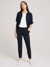 Mia Slim Bundfaltenhose - Frauen - Sky Captain Blue Mia Slim Bundfaltenhose - Frauen - Sky Captain Blue - 3 - TOM TAILOR