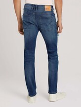 Slim Piers-jeans met biologisch katoen - Mannen - Destroyed Mid Stone Blue Denim Slim Piers-jeans met biologisch katoen - Mannen - Destroyed Mid Stone Blue Denim - 2 - TOM TAILOR Denim
