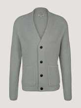 Cardigan mit Taschen - Männer - bluish mint melange Cardigan mit Taschen - Männer - bluish mint melange - 7 - TOM TAILOR Denim