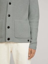 Cardigan mit Taschen - Männer - bluish mint melange Cardigan mit Taschen - Männer - bluish mint melange - 9 - TOM TAILOR Denim