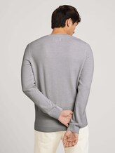 strukturierter Pullover - Männer - off white grey mouline strukturierter Pullover - Männer - off white grey mouline - 2 - TOM TAILOR Denim