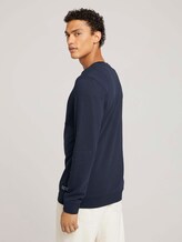 Sweatshirt mit Struktur - Männer - Sky Captain Blue Sweatshirt mit Struktur - Männer - Sky Captain Blue - 2 - TOM TAILOR Denim
