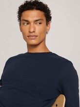 Sweatshirt mit Struktur - Männer - Sky Captain Blue Sweatshirt mit Struktur - Männer - Sky Captain Blue - 5 - TOM TAILOR Denim