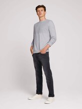 strukturiertes Sweatshirt - Männer - Light Stone Grey Melange strukturiertes Sweatshirt - Männer - Light Stone Grey Melange - 3 - TOM TAILOR Denim