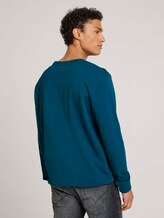Sweatshirt mit Struktur - Männer - stormy petrol Sweatshirt mit Struktur - Männer - stormy petrol - 2 - TOM TAILOR Denim