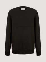 Sweatshirt mit Struktur - Männer - Black Sweatshirt mit Struktur - Männer - Black - 7 - TOM TAILOR Denim