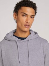 strukturierter Hoodie - Männer - Light Stone Grey Melange strukturierter Hoodie - Männer - Light Stone Grey Melange - 9 - TOM TAILOR Denim