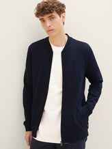 Bomber-Sweatjacke - Männer - Sky Captain Blue Bomber-Sweatjacke - Männer - Sky Captain Blue - 5 - TOM TAILOR Denim