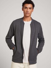Bomber-Sweatjacke - Männer - Anthracite Melange Bomber-Sweatjacke - Männer - Anthracite Melange - 5 - TOM TAILOR Denim