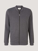 Bomber-Sweatjacke - Männer - Anthracite Melange Bomber-Sweatjacke - Männer - Anthracite Melange - 7 - TOM TAILOR Denim