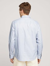 geruit overhemd - Mannen - cloudy blue white structure geruit overhemd - Mannen - cloudy blue white structure - 2 - TOM TAILOR