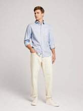 geruit overhemd - Mannen - cloudy blue white structure geruit overhemd - Mannen - cloudy blue white structure - 3 - TOM TAILOR