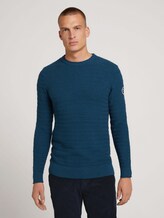 Strickpullover - Männer - ultra marine blue melange Strickpullover - Männer - ultra marine blue melange - 1 - TOM TAILOR