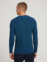 Strickpullover - Männer - ultra marine blue melange Strickpullover - Männer - ultra marine blue melange - 2 - TOM TAILOR